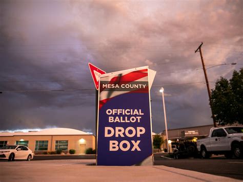 ballot drop box grand junction|colorado mesa county ballot locations.